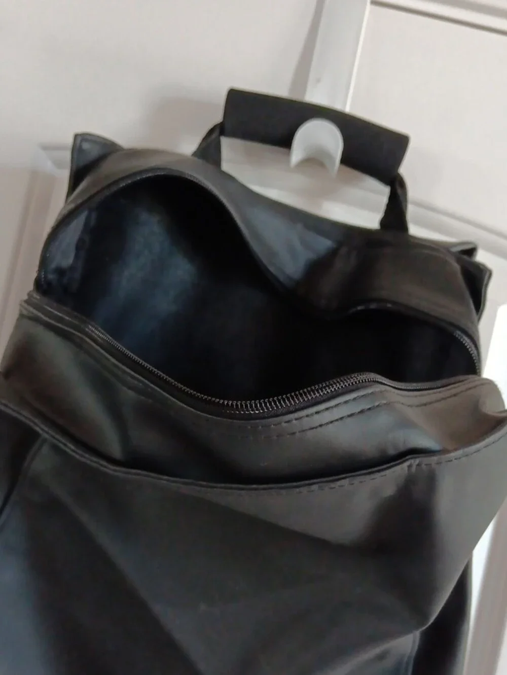 Johnnie Walker Black Waterproof Rubber Backpack Rucksack Minimalist Techwear